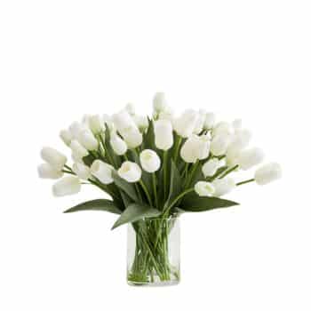 indoor faux flowers from pottery barn