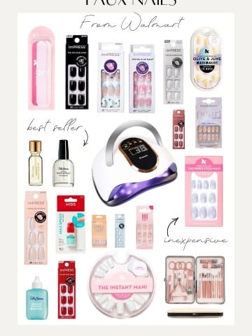 faux nails from walmart