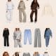Collage of women&rsquo;s cozy autumn loungewear sets in muted tones, displayed on models and flat-lay. The text &ldquo;Walmart Autumn Comfort&rdquo; is at the top, featuring hoodies, sweatpants, and relaxed sweatsuit styles.